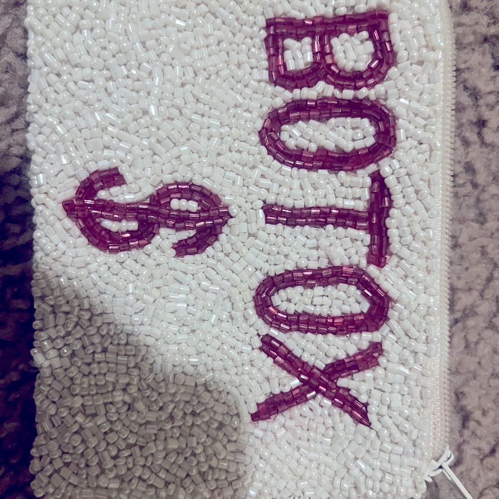 Beaded Botox $ keychain. New! Nwot